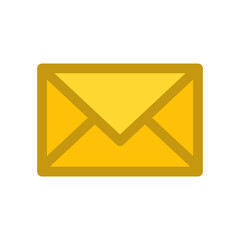 Message Icon. Email or News Illustrations - Vector, Sign and Symbol for Design, Presentation, Website or Apps Elements.