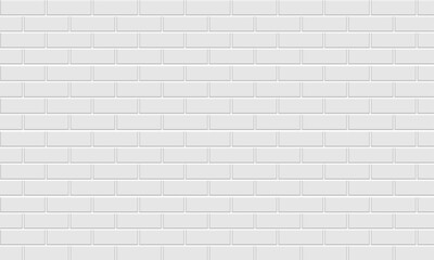 white brick wall background or wallpaper
