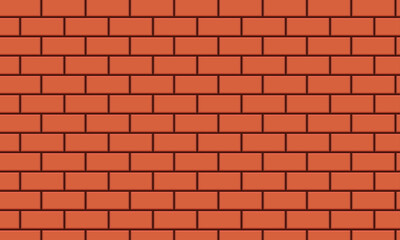 red brick wall background or wallpaper