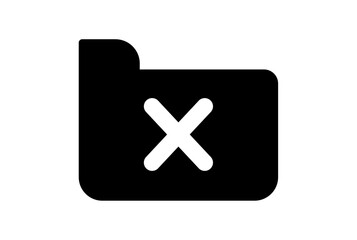 close web icon black cross x symbol app sign art