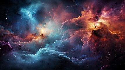 AI generated foto of a space Nebula
