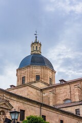 Fototapeta na wymiar Plaza de las Angustias Iglesia de la Purisima detail, Salamanca Castile and leon Spain. no people