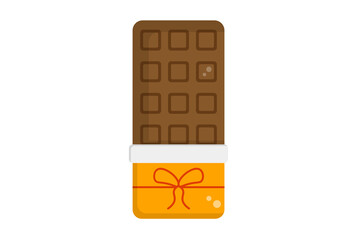 chocolate christmas illustration colored icon art xmas symbol app & web sign artwork