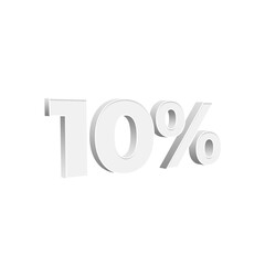 Illustration vector graphic of 10 percent of discount. Perfect for promotion product, big sale, etc.