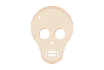 skull illustration Halloween app icon web symbol artwork sign