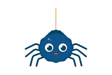spider illustration Halloween app icon web symbol artwork sign