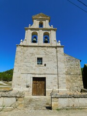 Fototapeta na wymiar church of San Pelayo in Valladolid province