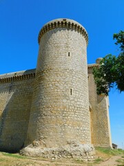 Fototapeta na wymiar castle of Torrelobatón in Valladolid province 