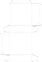 Box Packaging Die Cut Template