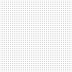 Dotted graph paper with grid. Polka dot pattern, geometric seamless texture for calligraphy drawing or writing. Blank sheet of note paper, school notebook. Vector illustration