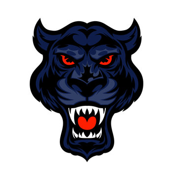 Panther Head mascot
