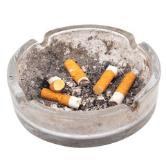 ashtray isolated on white background