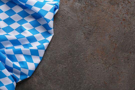 Flag of Bavaria on dark background