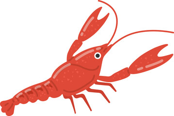 アメリカザリガニのイラスト