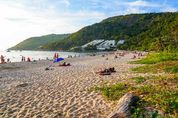 Nai Han Beach in the south of Phuket island in the Andaman Sea, Thailand, Southeast Asia
