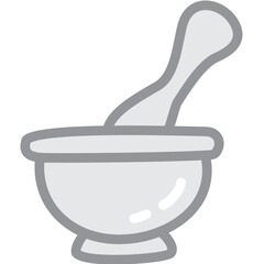 Mortar And Pestle Chemistry Vector
