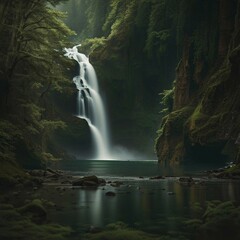 nature landscape waterfall