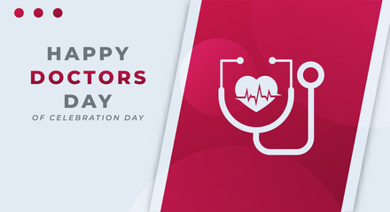 International Doctor's Day Celebration Vector Design Illustration for Background, Poster, Banner, Advertising, Greeting Card
