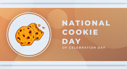 National Cookie Day Celebration Vector Design Illustration for Background, Poster, Banner, Advertising, Greeting Card