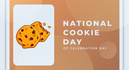 National Cookie Day Celebration Vector Design Illustration for Background, Poster, Banner, Advertising, Greeting Card