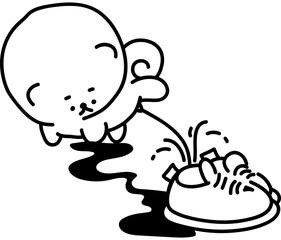 Pomeranian Dog Coloring Page