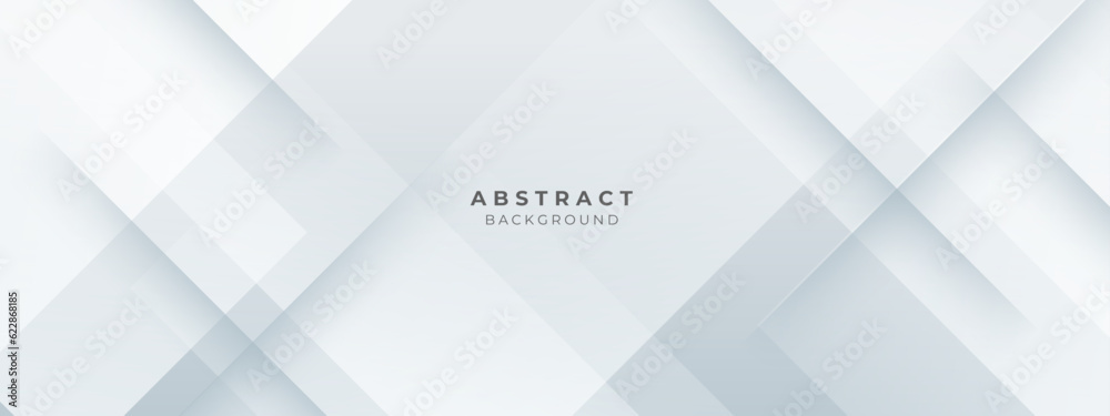Wall mural gray line with white architecture futuristic background minimal concept vector illustration subtle d