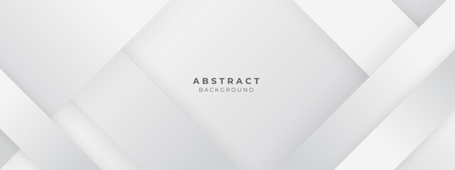 Abstract white square shape with futuristic concept background