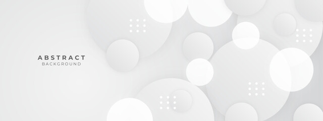 Gray line with white architecture futuristic background minimal concept vector illustration subtle design.