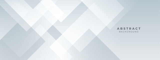 Fototapeta premium Abstract geometric white and gray color elegant background. vector illustration