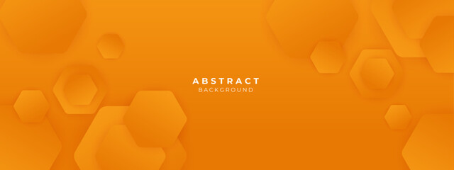 Orange line with white architecture futuristic background minimal concept vector illustration subtle design.