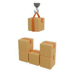 Obraz premium 3D Crane 