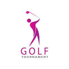 Logo Golf Ilustration Design Vector