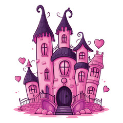 Enigmatic Pink Manor: Bringing a Haunted House to Life in 2D