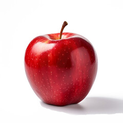 red apple on white background high resolution fire png