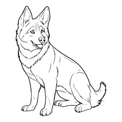 Dog, illustration, Vector, Pet, Siberian Husky