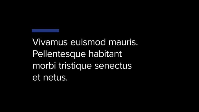 Quick Reveal Multi-Line Title Overlay