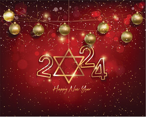 Happy new year 2024. Merry Christmas and Chinese new year