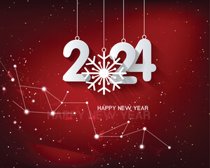 Happy new year 2024. Merry Christmas and Chinese new year