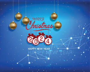 Happy new year 2024. Merry Christmas and Chinese new year