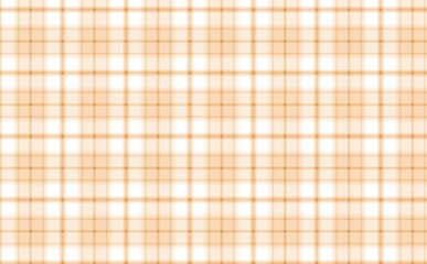 Seamless orange plaid fabric background