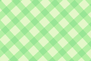 Abstract plaid seamless pattern on green background