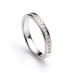 beautiful ring design. wedding engagement rings with diamonds on isolate white