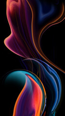 Abstract colorful background with gradient display, luxury abstract for a mobile screen concept
