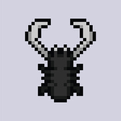 this is Bug icon in pixel art with simple color this item good for presentations,stickers, icons, t shirt design,game asset,logo and your project.