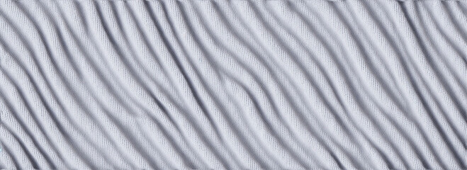 Gray waved knitted fabric background from Generative AI