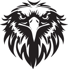 Eagle Face tattoo design illustration