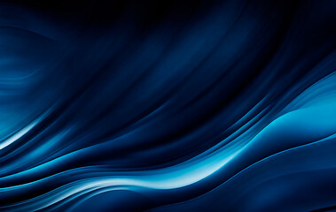 Rendering, blurred, beautiful background, abstract background of blue black, wavy color, waves, abstraction