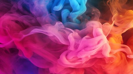 Abstract Colorful Smoke Background