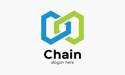 Logo vector triangle link concept minimalist design connect style protection symbol community