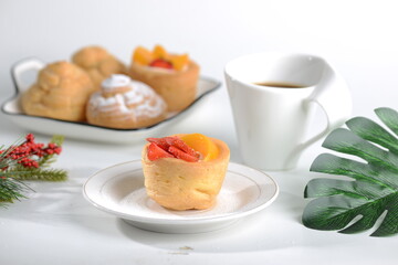 cup of coffee and cake